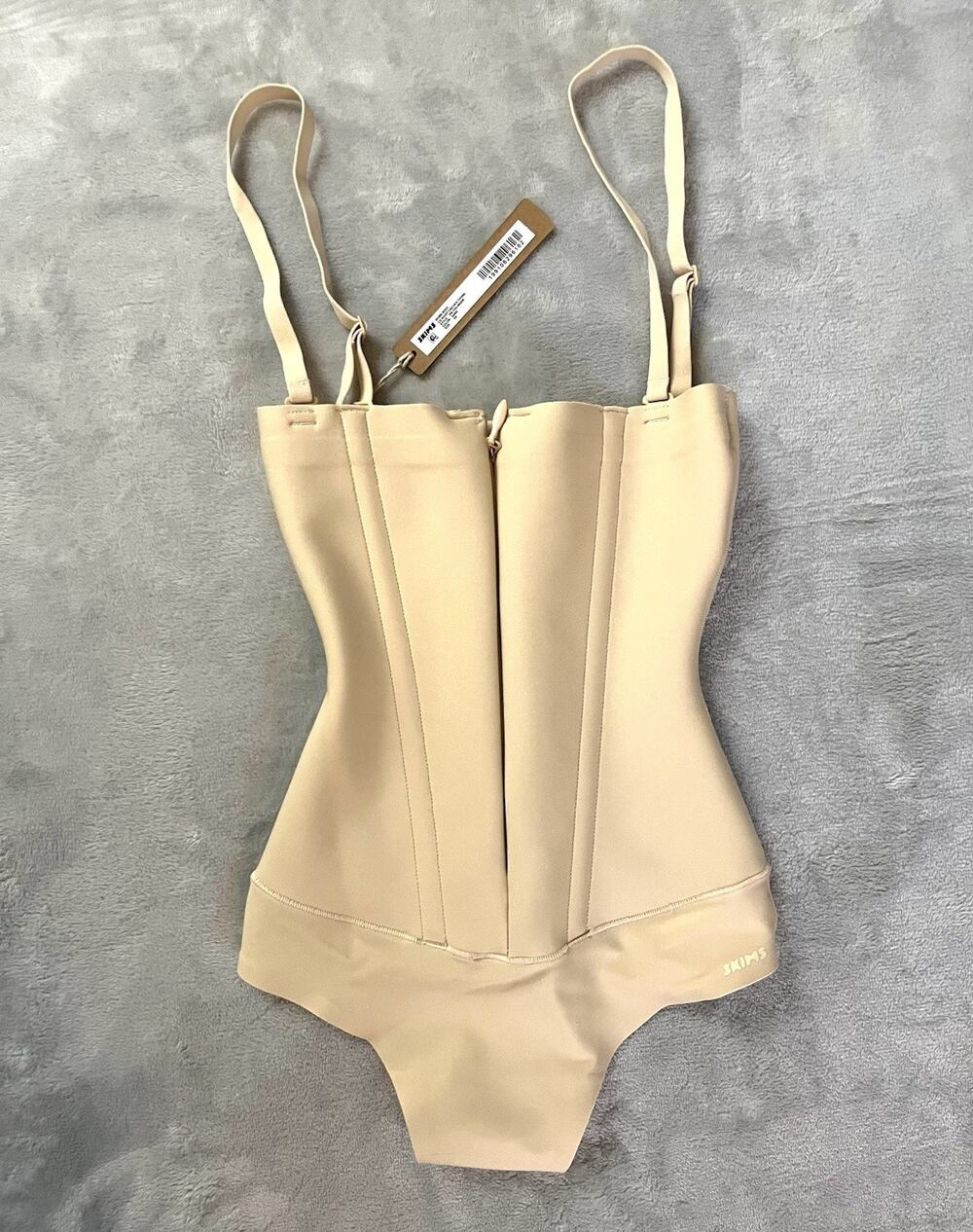 Skims Body CS Waist Cincher Thong Size XS Corset PN-THG-8650W Snap Gusset NEW